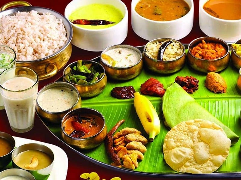 Vegetarian Thali in Munnar
