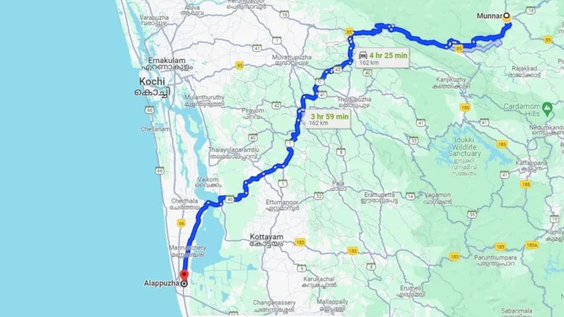 alleppey-to-munnar